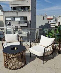 Combo 2 Sillón individual Milán + Mesa FRAPP